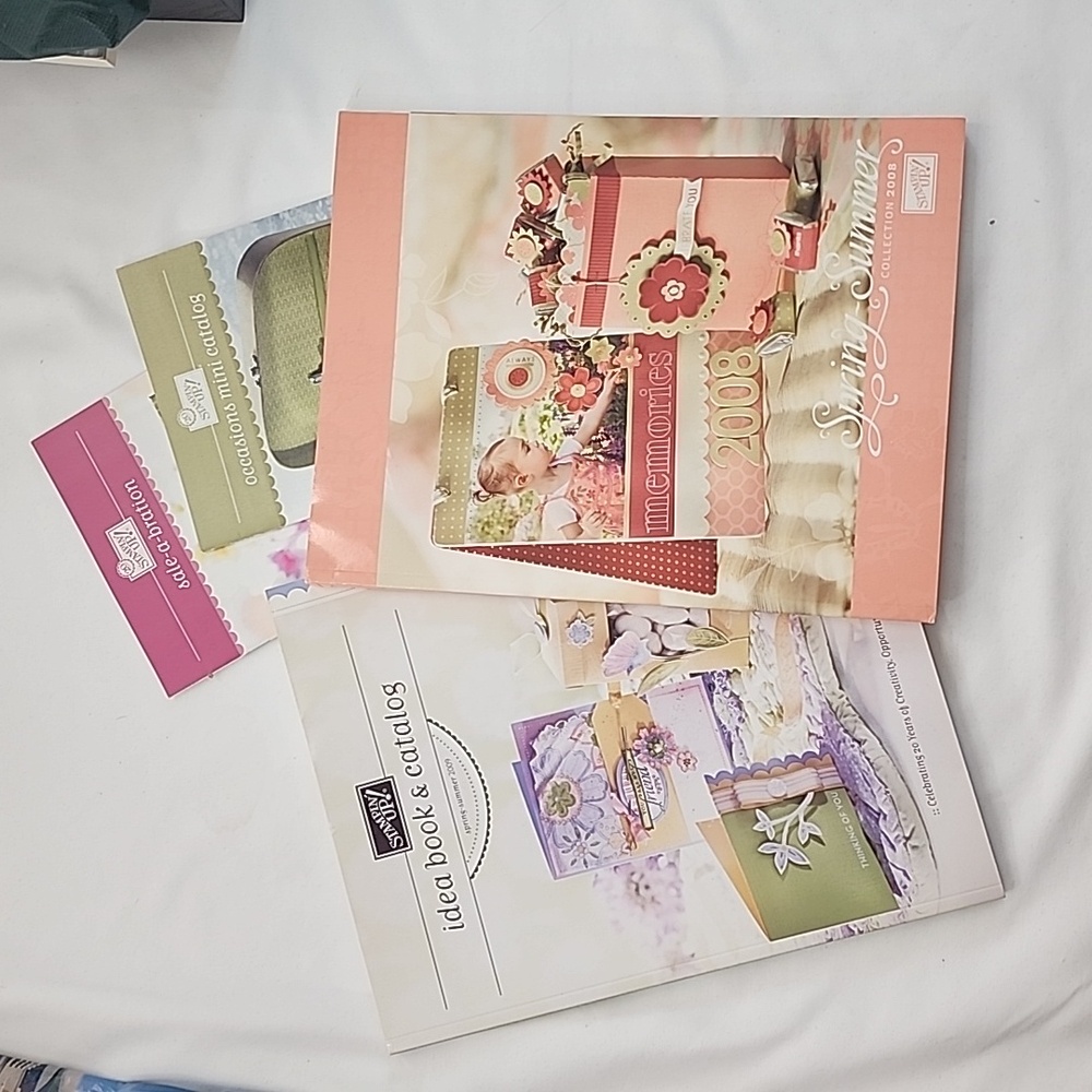 Stampin Up Spring Summer 2008 and 2009 Catalog Stamp Idea Book